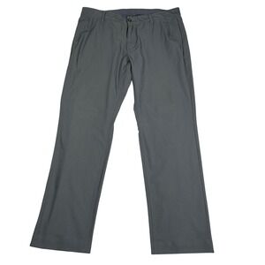 BYLT Everyday Pant Mens XL Charcoal Grey Excellent Straight Leg Technical Chino